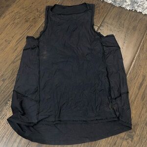 Black lululemon tank top